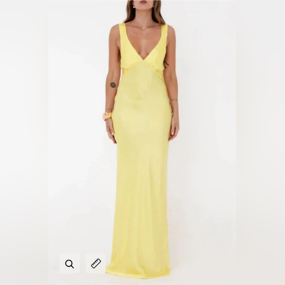 Sunset Strip Maxi Dress by Rumored Yellow Size S How To Lose A Guy In 10 DaysNWT - Picture 1 of 16